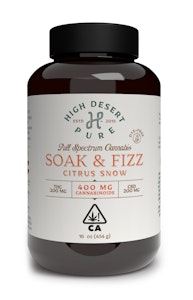 High desert pure - PURE SOAK & FIZZ CITRUS SNOW 1:1 400 MG