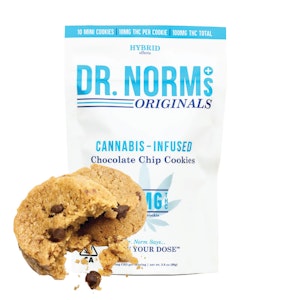 Dr. norm's - CHOCOLATE CHIP COOKIE SINGLE SERVE 10MG