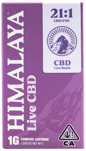 Himalaya - 21:1 CBD THC LIVE RESIN SAUCE